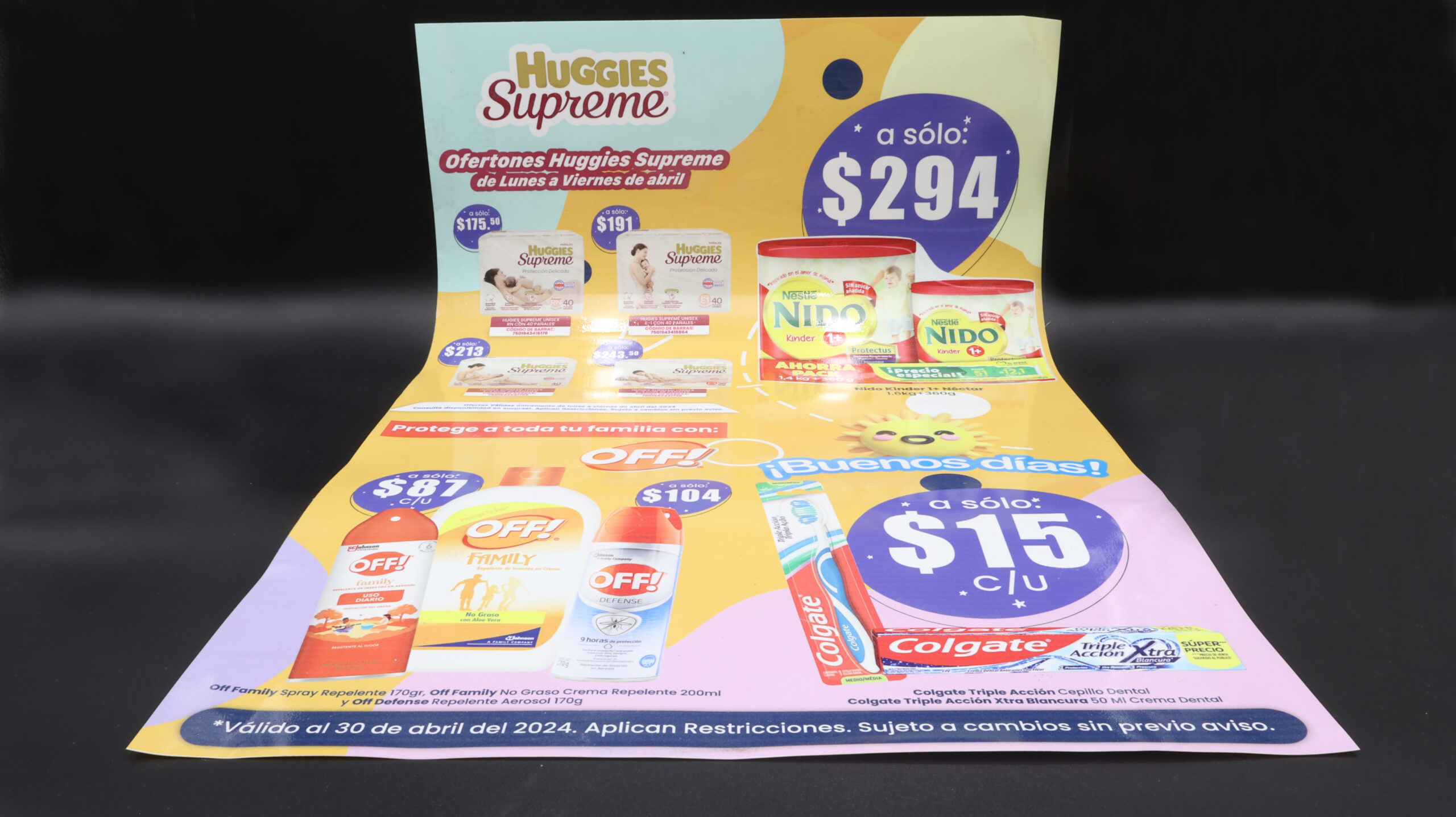 Poster estireno calibre 7.5 con laminado resistente al agua