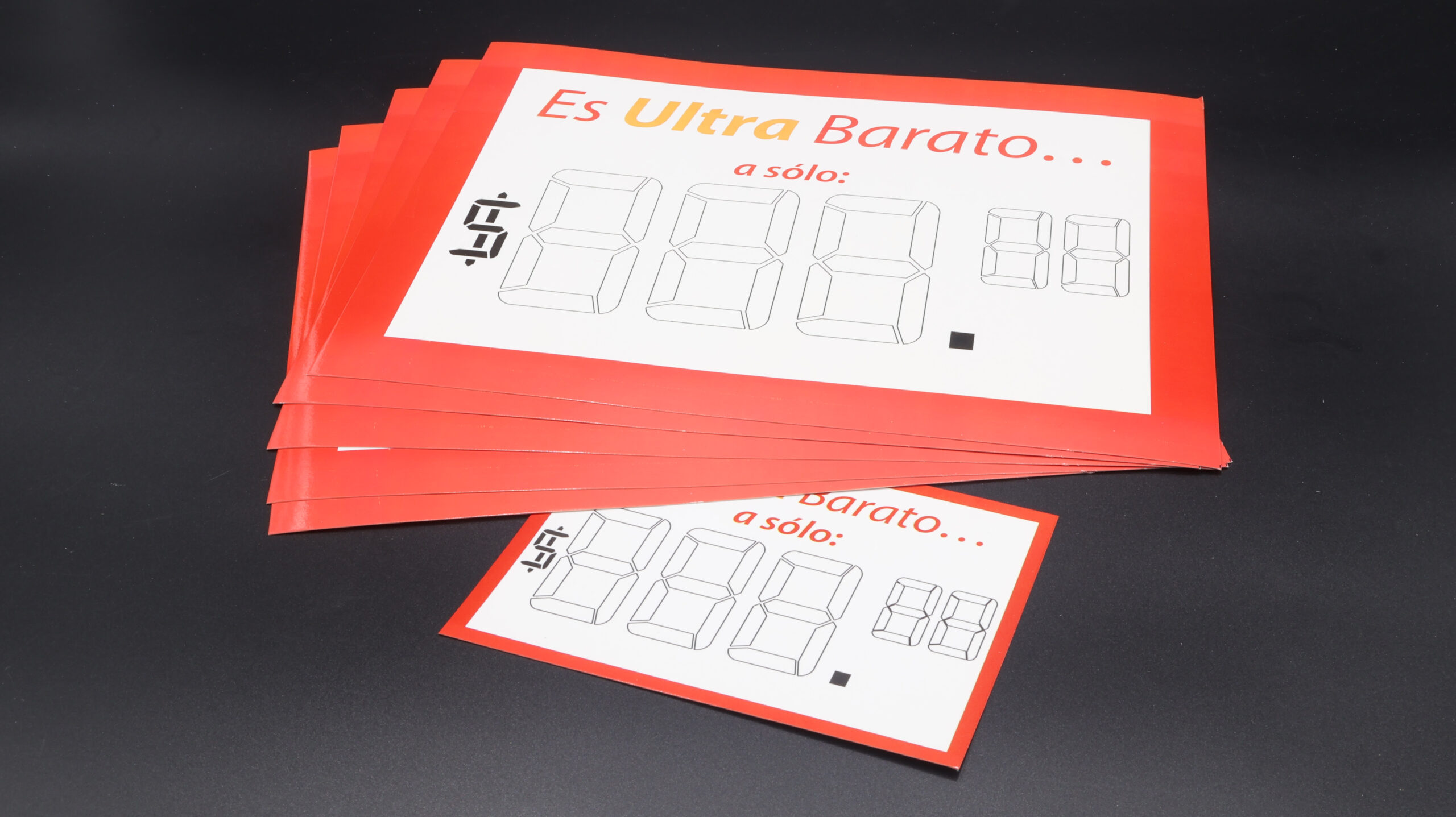 Preciadores con barniz uv